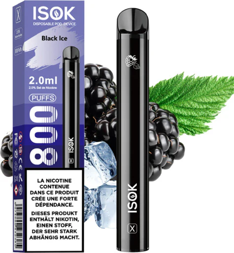 ISOK X Black Berry Ice 800 20mg